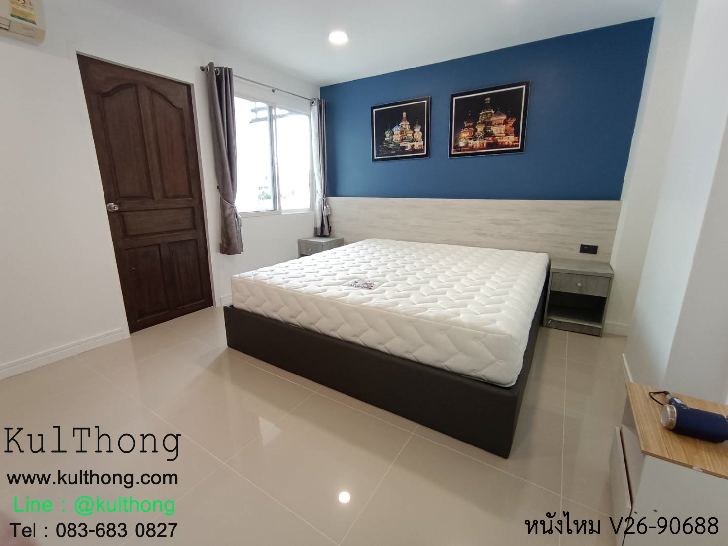เตียง 6 ฟุต เตียงดีไซน์ เตียงสั่งผลิต